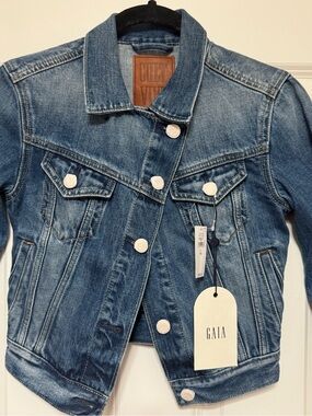 Cult Gaia X Gap Jacket Kids Large(10)   Blue Denim